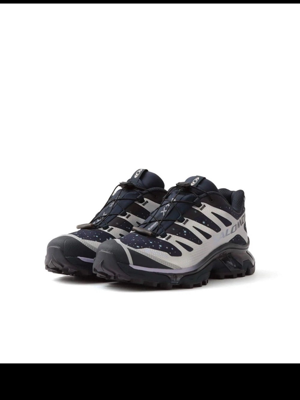 SALOMON × atmos XT-4 OG GORE-TEX Carbon Silver Cosmic Sky Trail Sneaker NWOT - Picture 6 of 10